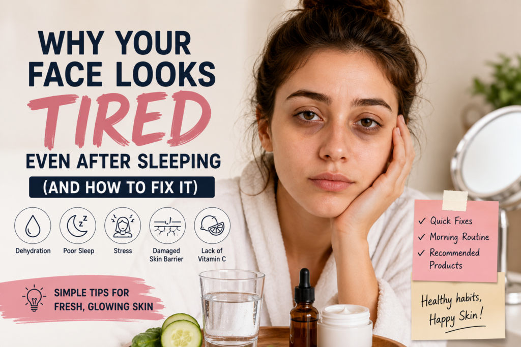Why Face Looks Tired Even After Sleeping